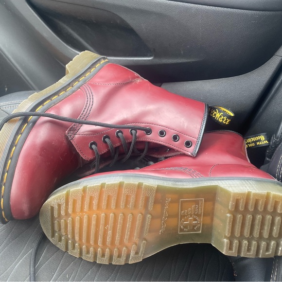 Women’s Dr Martens burgundy size 7 - Picture 5 of 6